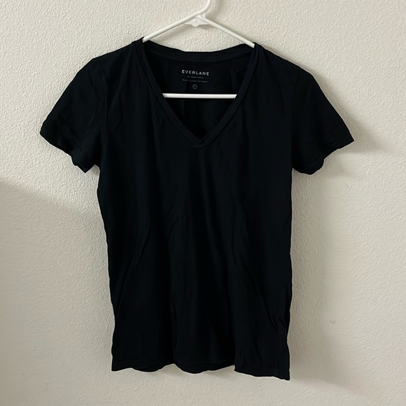 Everlane black supima cotton tee small - Picture 1 of 4